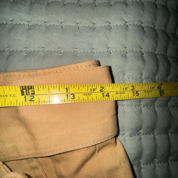Who What Wear Wide Leg darkTan/burnt yellow Pants w belt Size 2 NWOT - Picture 12 of 12
